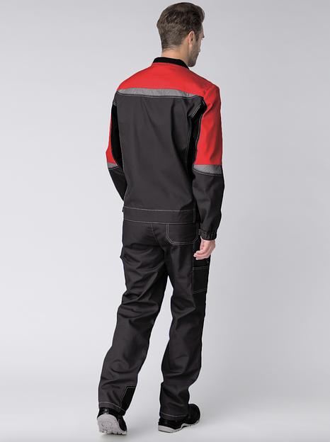 Костюм мужской рабочий «Формула» тёмно-серый, опт фото 2