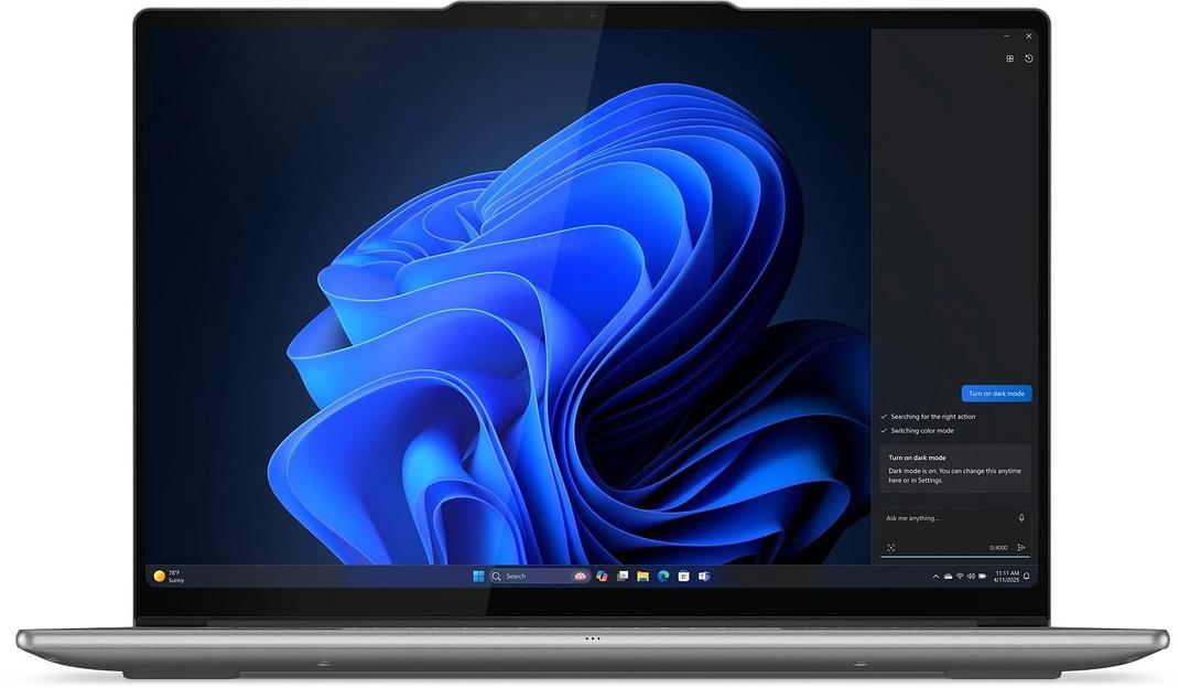 Ноутбук Lenovo Yoga Pro 7 14IAH10 Core Ultra 9 285H 32Gb SSD1Tb Intel Arc 140T 14.5" OLED Touch 3K (3000x1876) Windows 11 Home grey WiFi BT Cam (83KF002LRK) фото 1