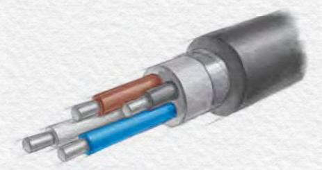 Кабель силовой АВБШвнг(А)-LS ОПТ фото 1