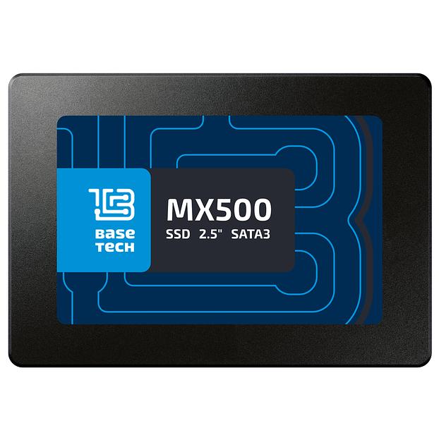 SSD BaseTech MX500 250Гб, 2.5", SATA3, Bulk, TLC, Чтение:500мб/с, Запись:435мб/с (BT-CT250MX500SSD1N) фото 1