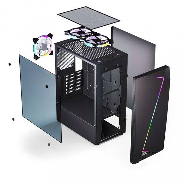 Компьютерный корпус ABR GQ-8 (8025) (USB3.0X1 + USB2.0 X2+audio) фото 5