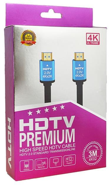 Кабель аудио-видео 11242 HDMI (m)/HDMI (m) 3м. позолоч.конт. черный фото 2