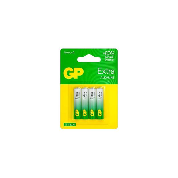 AAA Батарейка GP Extra Alkaline 24AXA21-2CRSBC4, 4 шт. фото 1
