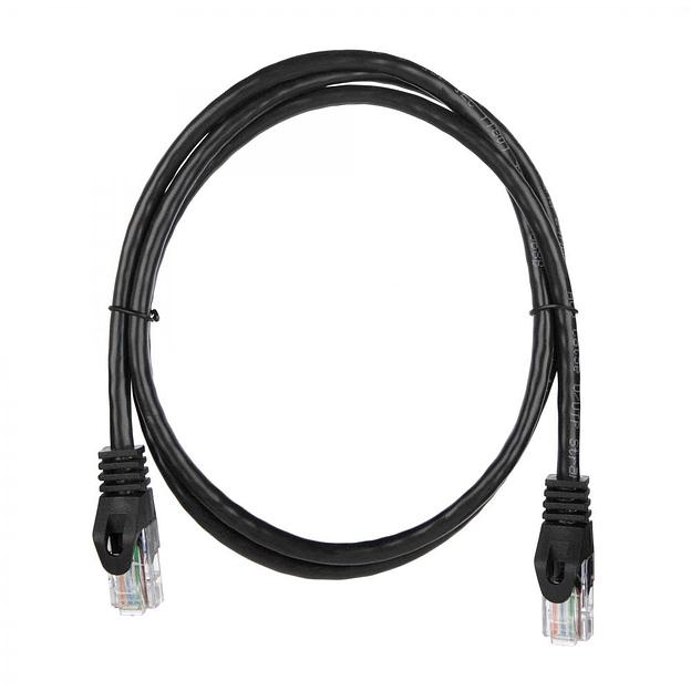 Кабель ACD Патч-корд ACD-LPU5C-10B |ACD-LPU5C-10B| Cat5e UTP 24AWG 4Pair, 7/0.18мм CU Черный, 1.0м, (741739) фото 1