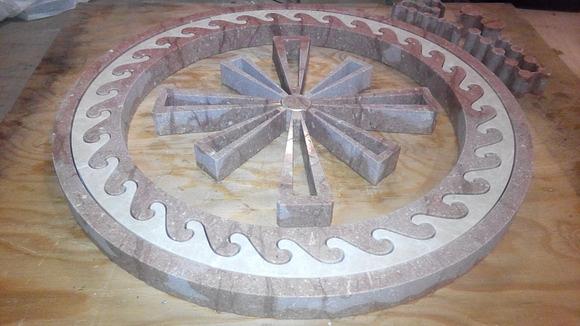 Гидроабразивная резка натурального камня фото 3