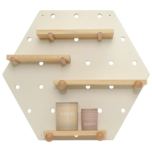 Пегборд Shely, 43х50 см, белый фото 4