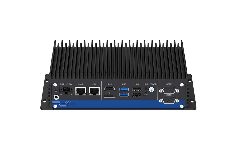 Компактный встраиваемый компьютер eBOX-NNZ-1235U-4G-SSD512G. В составе: процессор Intel Core i5-1235U, память DDR4 4 Гб, накопитель M.2 SSD 512 Гб (можно конфигурировать различные модификации компьютера). Рабочая температура: -20 ~ 60°C фото 1
