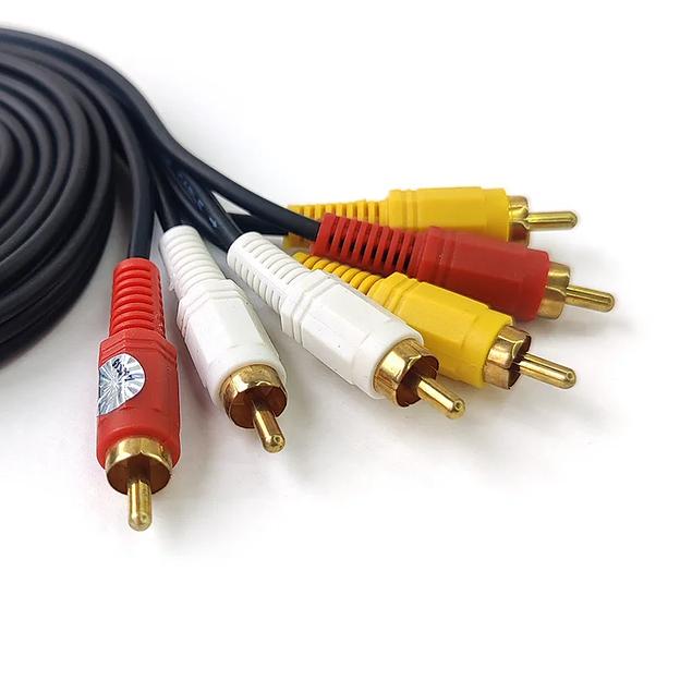 Кабель V-T 3RCA-3RCA 1,8 м фото 3