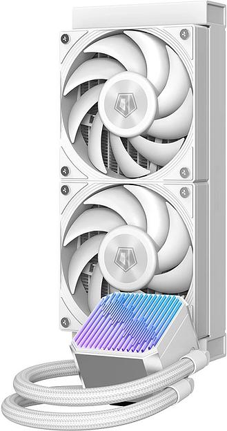 Система водяного охлаждения ID-Cooling DX240 Max Soc-AM5/AM4/1200/1700/1851 белый 4-pin 32.5dB Al+Cu 300W Ret (DX240 MAX WHITE) фото 2