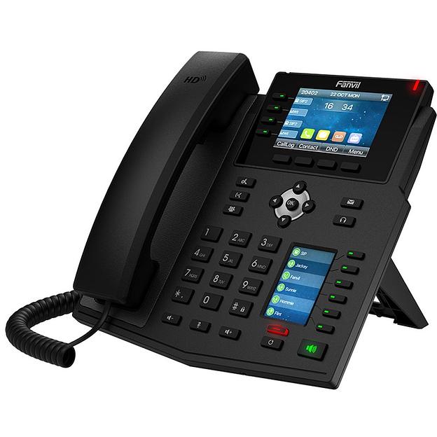 Телефон IP Fanvil X5U черный фото 6