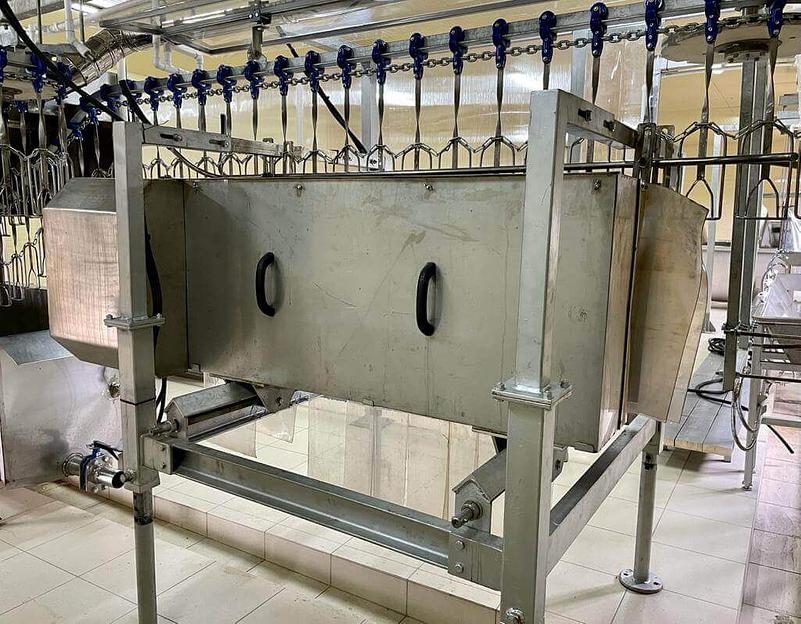 Машина для тонкого ощипывания птицы ВИ-1005А 2-рядная фото 1