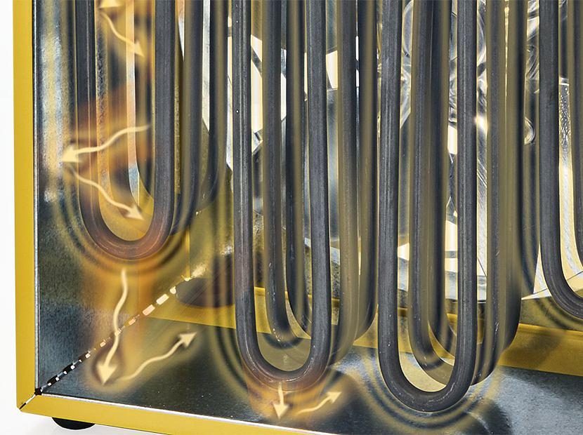 Тепловая пушка электрическая Ballu BHP-ME-3 3000Вт желтый фото 3