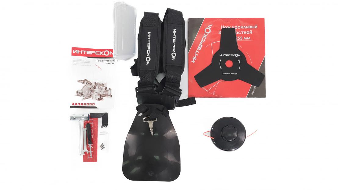 Триммер бензиновый Интерскол КБ-44/43В 1.9л.с. неразбор.штан. реж.эл.:леска/нож упак.:1шт. фото 4