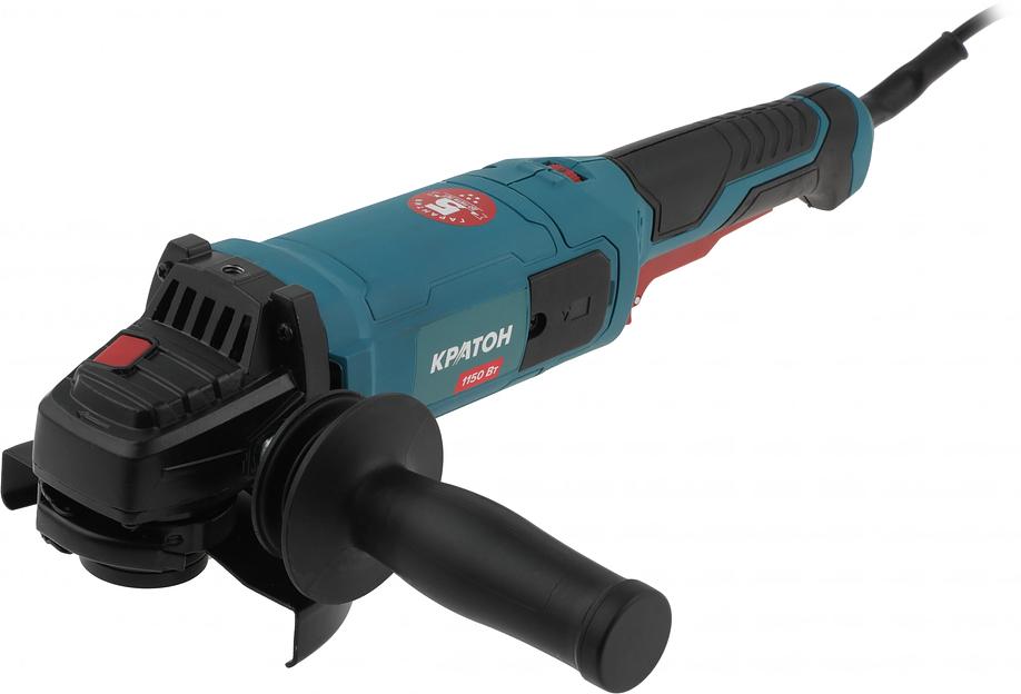 Углошлифовальная машина Кратон AMG-1150-125E 1100Вт 11000об/мин рез.шпин.:M14 d=125мм (3 05 01 041) фото 1