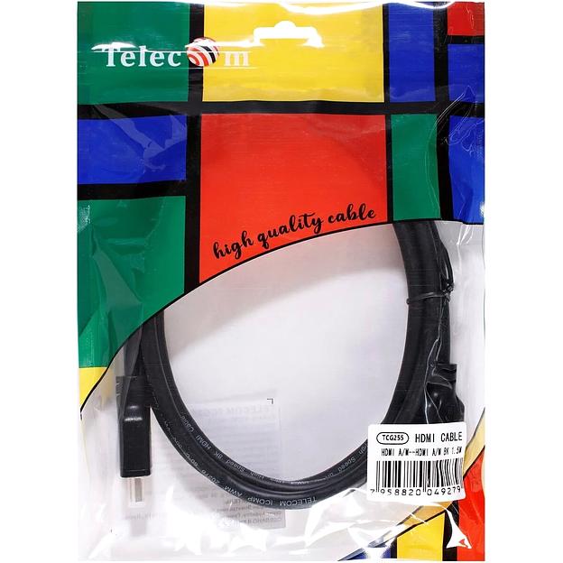 Кабель HDMI 19M/M,ver. 2.1, 8K@60 Hz 1.5m Telecom VCOM Telecom TCG255-1.5M фото 8