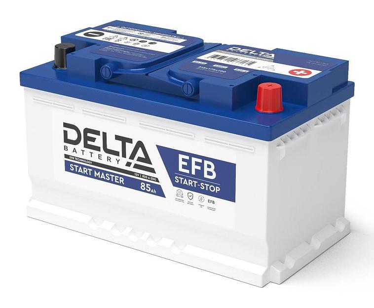 Аккумулятор DELTA START MASTER 85 Ah EFB фото 2