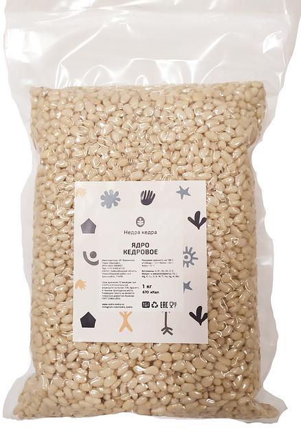 Ядро кедрового ореха высшего сорта, фасовка 1000 г ОПТ фото 1
