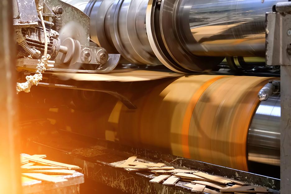 Лоток из гофрокартона под овощи и фрукты Октабин 180х60х48 мм, чёрный/бурый фото 4