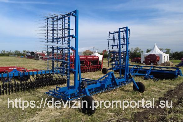 Борона пружинная навесная БПН-8 фото 1