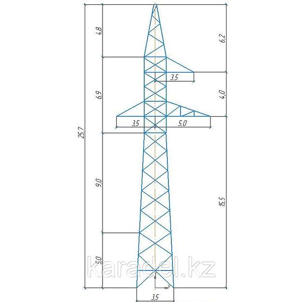Анкерно-угловая опора УС110-5 фото 1