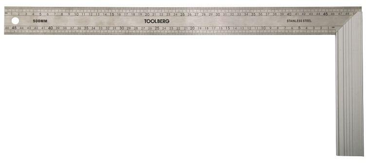 Угольник Toolberg нержавеющая сталь 500мм фото 1