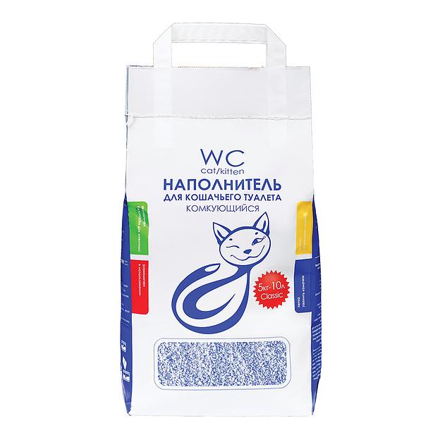 Наполнитель кошачьих туалетов «WC Cat/Kitten» 10 л ОПТ фото 1
