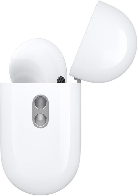 Гарнитура внутриканальные Apple AirPods Pro 2 2023 A3047/A3048/A2968 белый беспроводные bluetooth в ушной раковине (MTJV3ZA/A) фото 3
