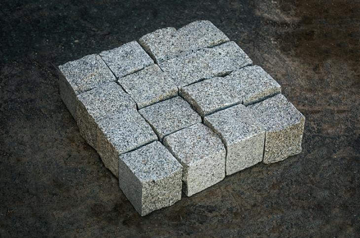 Пилено-колотая брусчатка 200*100*80 ОПТ фото 1