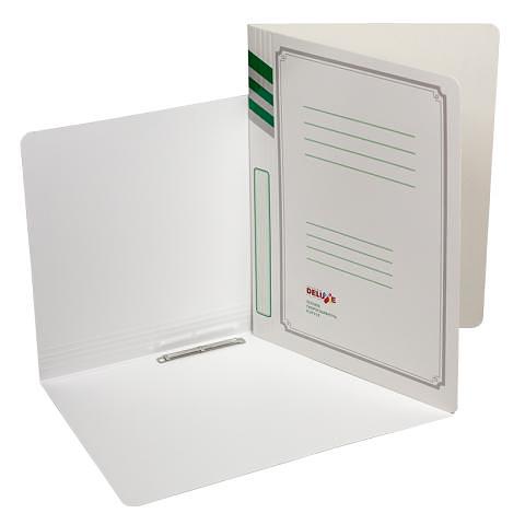 Папка-скоросшиватель, картон, Delux Green фото 1