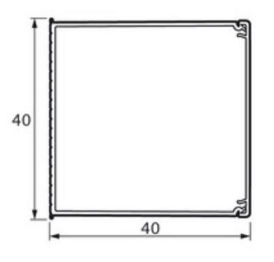 Мини-канал 40x40мм METRA Legrand 638196 фото 2