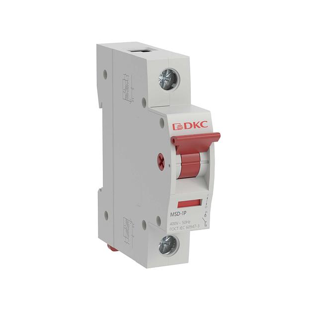 Выключатель нагрузки однополюсный 40A MSD-1P40 фото 1
