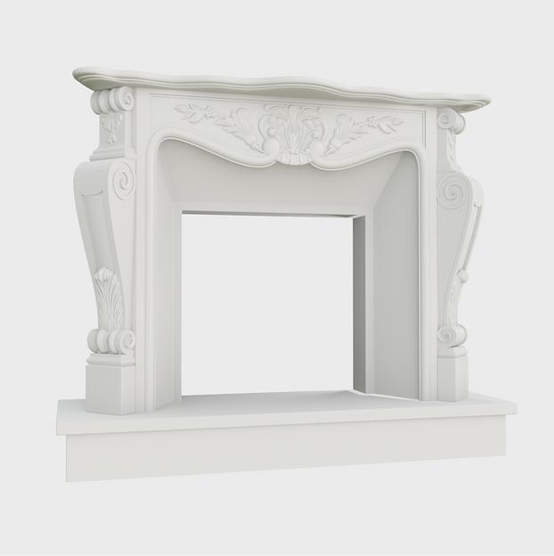 Декор из пенополистирола «Камин КА-02-С» ОПТ фото 1