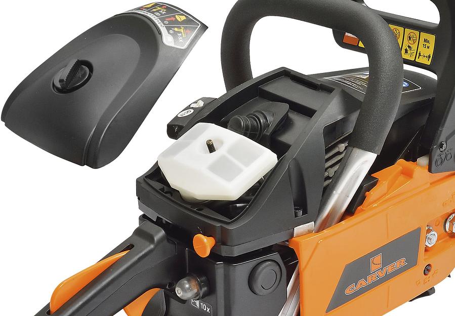 Пила бенз. CARVER RSG 262Х [01.004.00057] {картон (Шина 20" Oregon 208PXBK095, Цепь Oregon 21BPX078)(48 шт/пал } фото 9