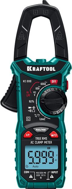 KRAFTOOL KC-300 Цифровые токовые клещи (59832) фото 1