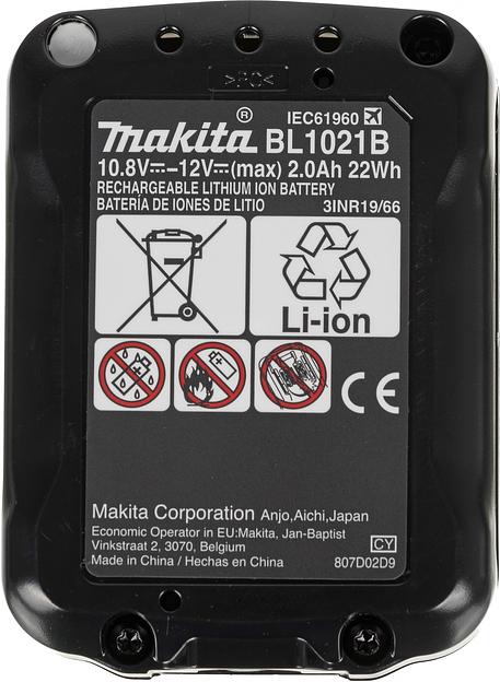 Дрель-шуруповерт Makita DF333DWAE аккум. патрон:быстрозажимной фото 7