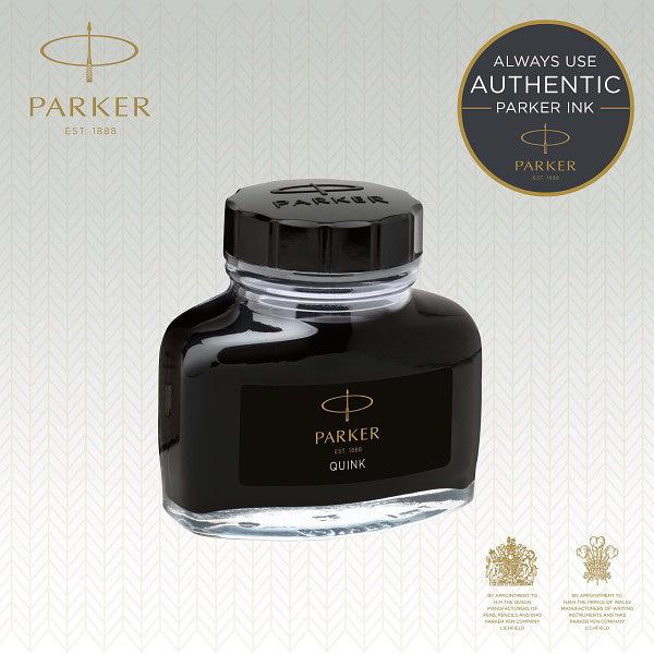 Флакон с чернилами Parker Quink Ink Z13 (CW1950375) черные чернила 57мл для ручек перьевых фото 2