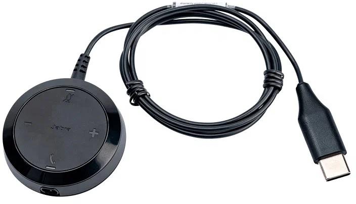 Наушники с микрофоном Jabra Evolve 20 MS Duo черный 1.2м накладные USB оголовье (4999-823-189) фото 2