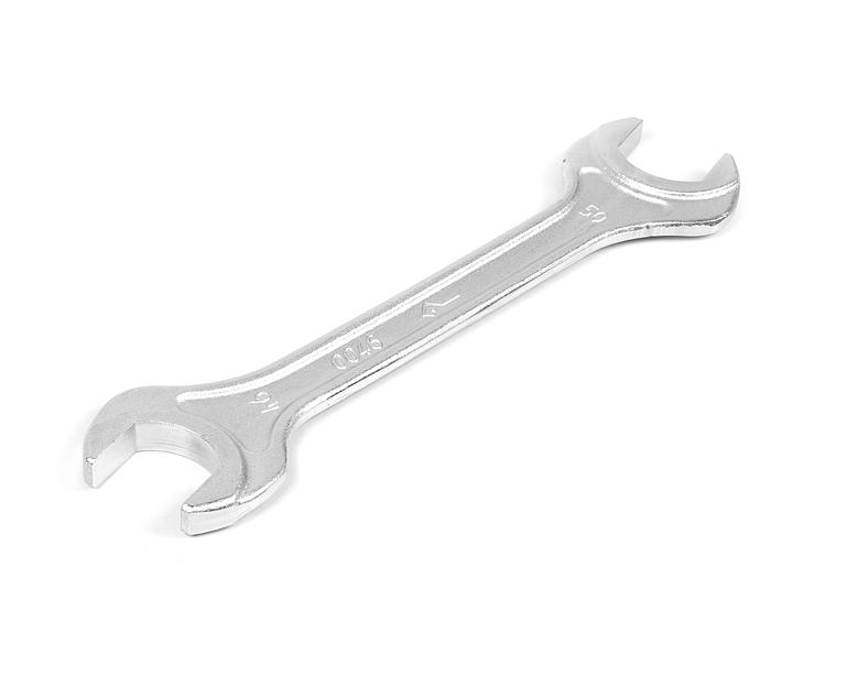 Ключ гаеч. рожковый двуст.  46x50 оцинк. ГОСТ 2839-80 с поверкой фото 1