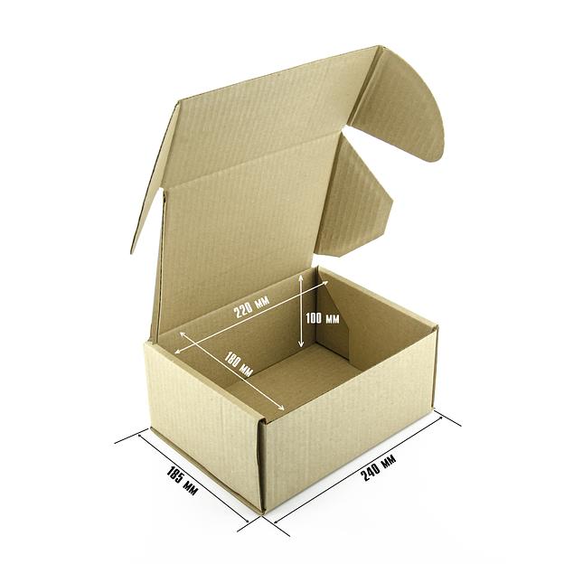 Самосборная коробка 220х180х100 мм. Почтовая коробка тип Д., Опт фото 3