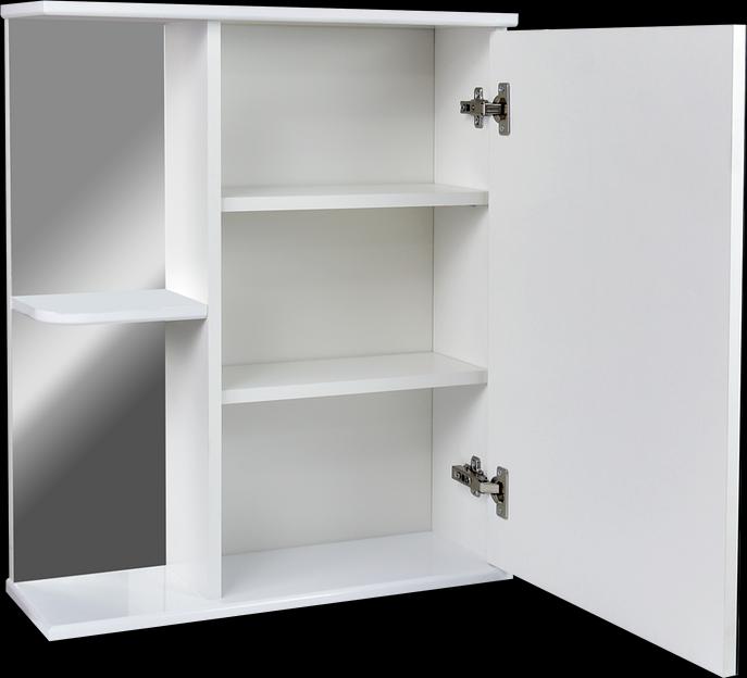 Зеркало-шкаф Венеция 60 DORATIZ 2712.210, левый, белый фото 3