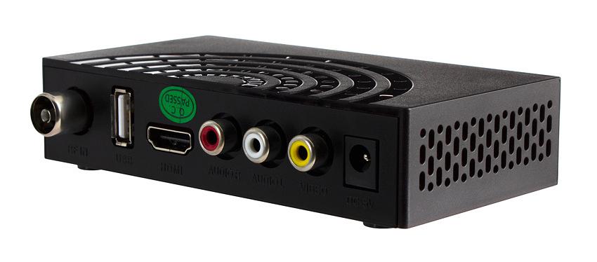 Ресивер DVB-T2 Hyundai H-DVB440 черный фото 2