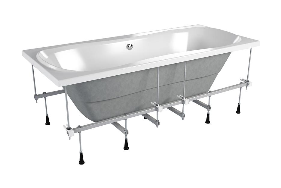 Акриловая ванна прямоугольная «Unity», белый, 1700х750 мм, опт фото 2