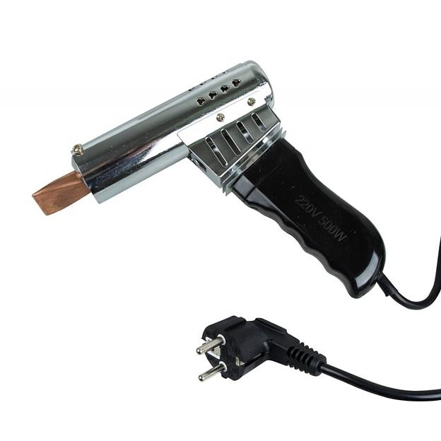 REXANT (12-0215) Паяльник-пистолет ПП 220В 500Вт пластиковая ручка фото 1