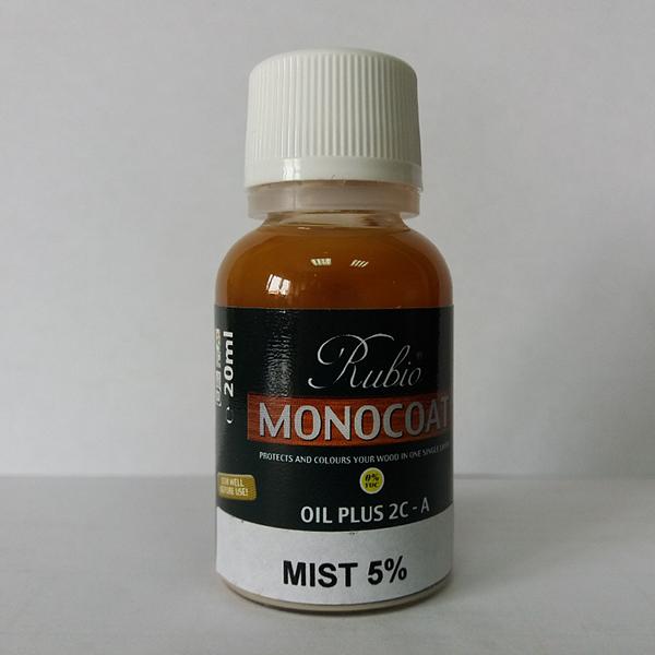 Масло Rubio Monocoat Oil Plus 2C component A, Mist 5%, 20 ml фото 1