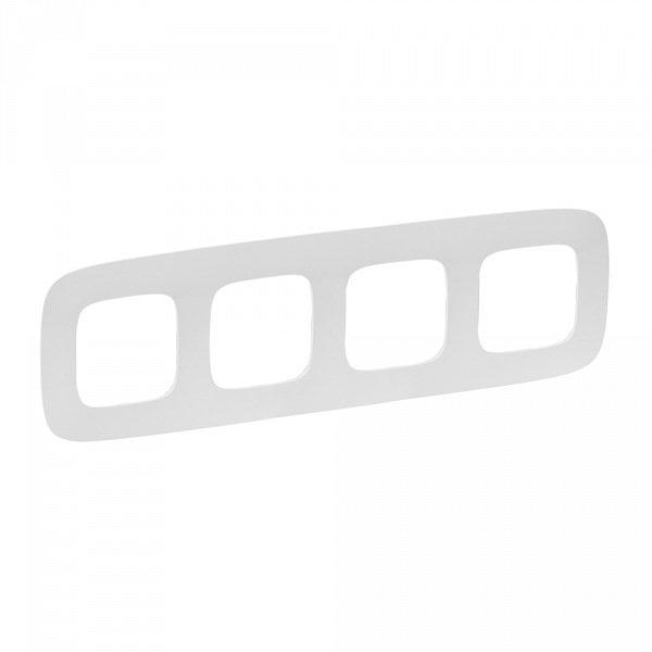 Valena ALLURE. Рамка "Белая". 4-постовая универсальная Legrand 754304 фото 2