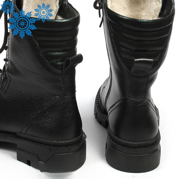 Зимние ботинки TAIS из натуральной кожи, арт.MT320 чёрный ОПТ фото 7
