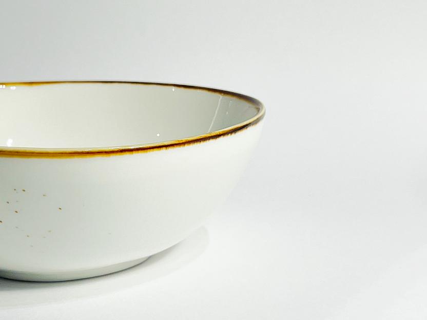 Тарелка глубокая фарфоровая 15.5 см «White collection» NGD006-1 white, опт фото 3