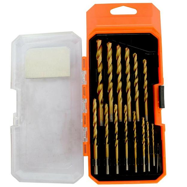 Набор Сверл Horusdy 15 Шт, От 1 До 10 Мм По Металлу SDY-94035 фото 2