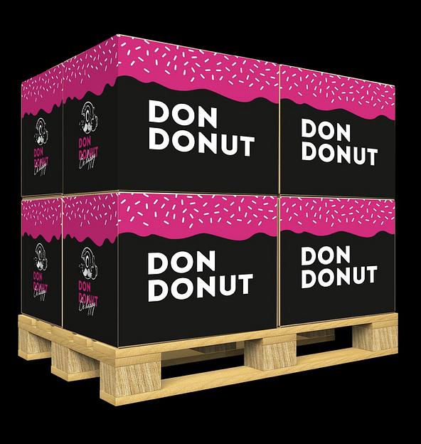 Замороженный Пончик Премиум глазированный «Маковый» Опт фото 2