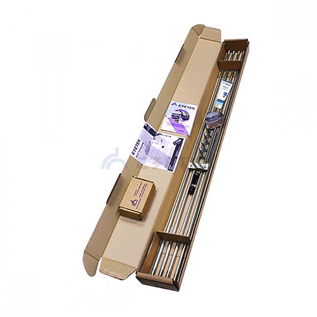 Комплект заземления CN – 6 (6 метров, 16 мм, 4 х 1500 мм) без насадки SDS-max фото 1